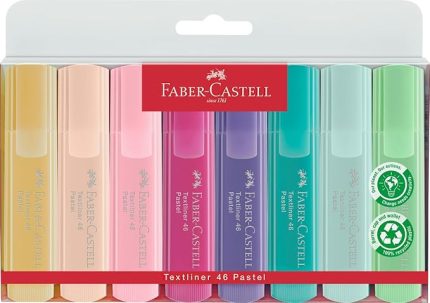 Fosforlu Kalem Seti, 8’li, Pastel Renkler, Yeniden Doldurulabilir, 3 Farklı Çizgi Kalınlığı, Dayanıklı Mürekkep