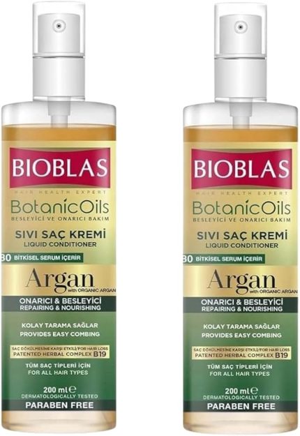 Botanic Oil Argan Yağlı Sıvı Saç Kremi 200 Ml 2 Adet