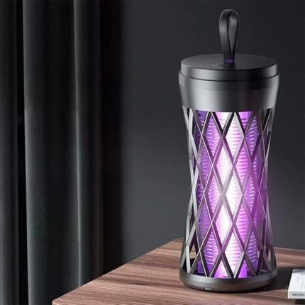 200M2 Etkili UV Mor Işıklı Sivrisinek Öldürücü Sinek Kapanı Ev Yazlık Kamp Sivrisinek Kovucu