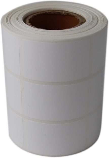 Opak Etiket 30mm x 50mm Ruloda 1500 Adet Yan Yana 3 lü 40mm Kuka Çapında Yırtılmaya Dayanıklı Etiket