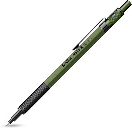 Office Matri-X Versatil 0.5 Mm Kalem, Silgili, Yeşil