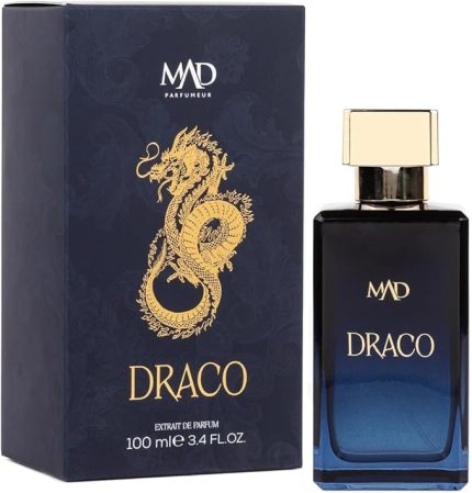 Parfüm,Draco Extrait de Parfum 100 ml Unisex Parfüm – Limon, Gül ve Amber ile Ferah, Çiçeksi ve Gizemli