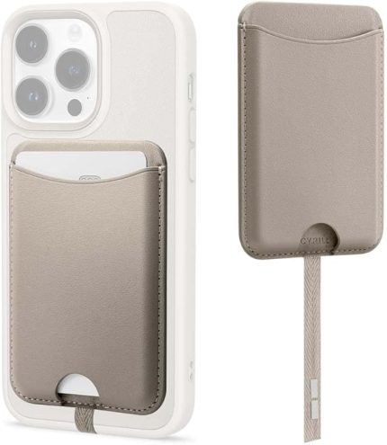Ciel by CYRILL iPhone için MagSafe özellikli Kartlı Manyetik Cüzdan Kajuk Mag Cream - AFA05260
