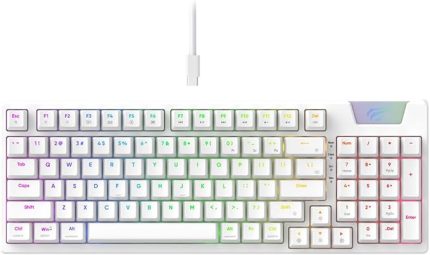 Gamenote KB885L RGB Backlit Gaming Mekanik Klavye Beyaz