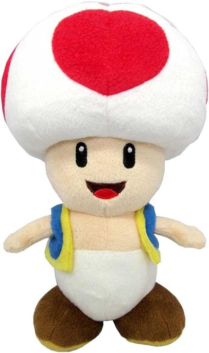Super Mario GMSM6P01TOADNEW Bros – resmi lisanslı Nintendo 24 cm Toad pelüş-figür