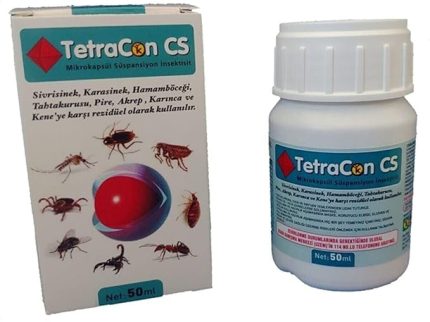 TetraCon CS 50 ml Sinek Tahta Kurusu Pire Akrep Haşere İlacı