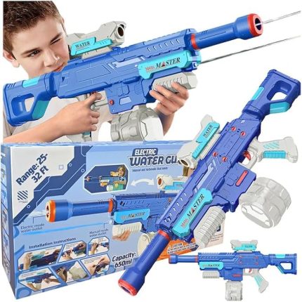Atış Yapan Su Tabancası Mega Boy Pilli Bataryalı Su Tabancası