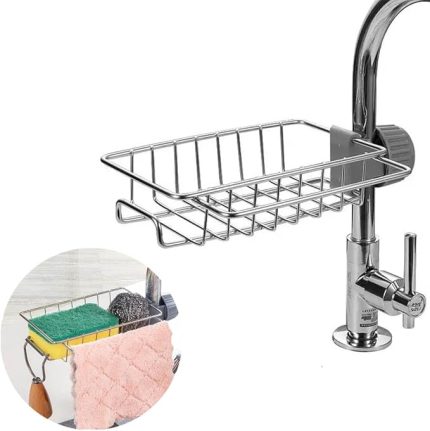 Metal Banyo Duşakabin Mutfak Rafı Banyo Organizer Köşeliği Şampuanlık Sabunluk Liflik