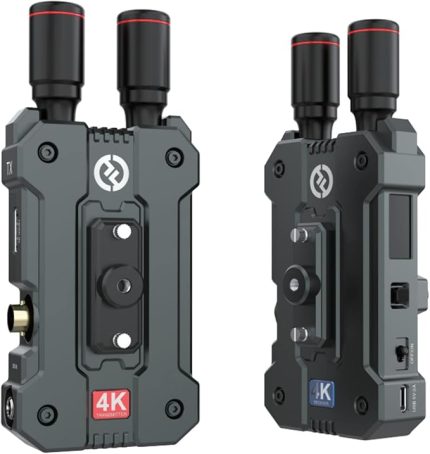 Hollyland Mars 4K Kablosuz Video İletim Sistemi SDI ve HDMI 4KUHD 450 feet (150m) 0.06 s Tik-Tok YouTube canlı akışı için düşük gecikmeli kamera kontrol verici alıcısı.