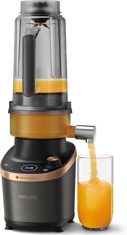 Flip and Juice Katı Meyve Özellikli Sürahi Blender, 1500W, ProBlend Ultra Teknolojisi, HomeID Uygulaması, Hızlı Temizleme, HR3770/00