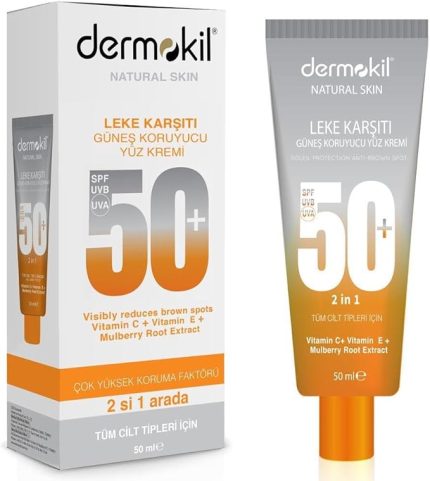SPF 50+ Leke Karşıtı Güneş Koruyucu Yüz Kremi (50 ml)