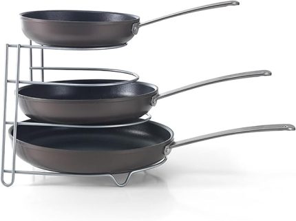 CANYON-4 katlı tava rafı POLYTHERM kaplama gri