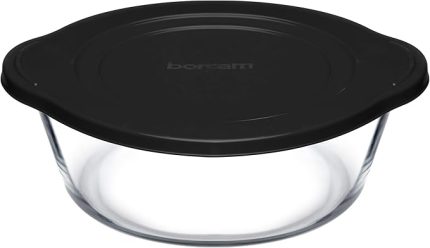 Borcam Kapaklı Tencereler 840 Cc T Plastik Kapak Siyah Kapak