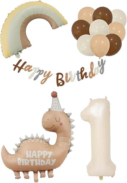 Yaş Retro Dinazor Konsept Doğum Günü Seti