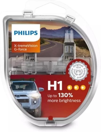 H1 X-treme Vision G-force H1 Otomobil Far Ampulü,%130 Fazla Işık, 2'li Paket