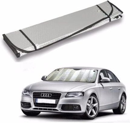 Ön Cam Güneşliği Oto Metalize Alüminyum Katlanabilir Güneş Koruyucu Perde Güneşlik Suv 140x60cm