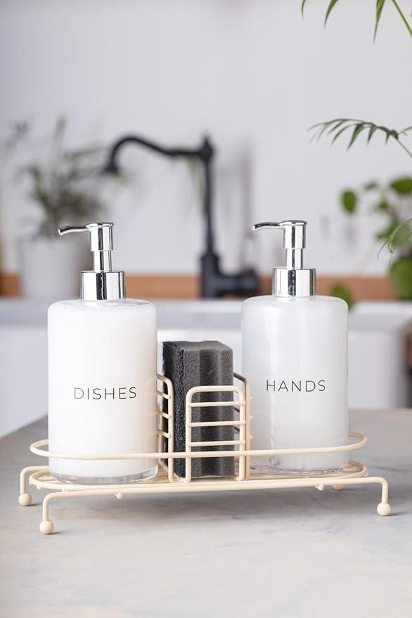 Novy Standlı 2'li Sıvı Sabunluk (White) - Görsel 5