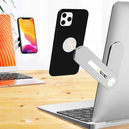 Cep Telefonu için Mıknatıslı Telefon Standı Çoklu Ekran Yan Desteği Ayarlanabilir Telefon Tutacağı Dizüstü Bilgisayar Uzatma Manyetik Telefon Montaj Braketi