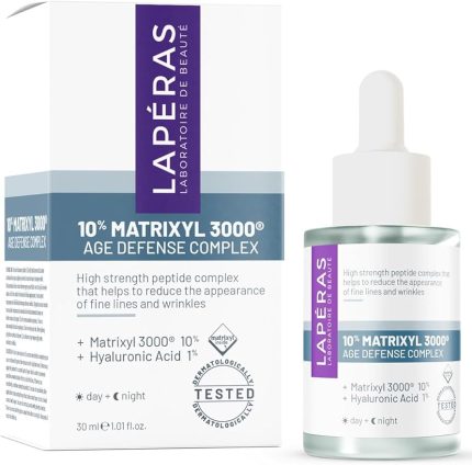 10% Peptide Matrixyl 3000 1% Hyaluronic Acid Age Defense Complex, Nemlendirici Peptit Serum, 30 ml
