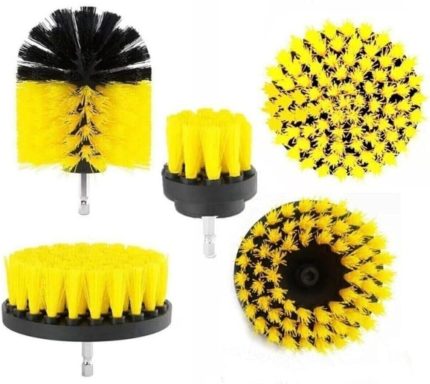 Matkap Ucuna Takılan Temizleme Fırça Seti 3'lü Yıkama Fırçası