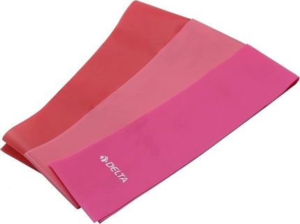 3 'lü Pilates Bandı Egzersiz Direnç Lastiği,90 x 7,5 Cm