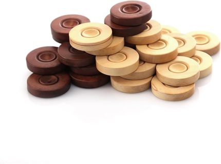 crafts Şimşir Ağacından El İşçiliği İle Üretilmiş Ahşap Tavla Pulu (35 Mm Kuru Şimşir Ahşap Tavla Pulu)