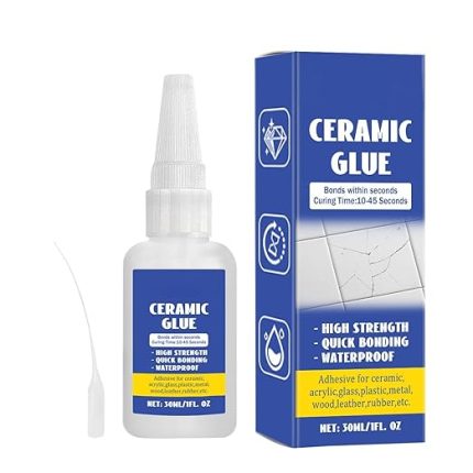 için Çömlekçilik Tutkalı,Seramik Onarım Tutkalı - Seramik Tutkalı Çömlekçilik Tutkalı | Seramik Tamir 30 ml Güçlü Yapıştırıcı, Porselen Tutkalı Şeffaf Tutkal, Cam Tutkalı Güçlü Bağ, Anında Süpe