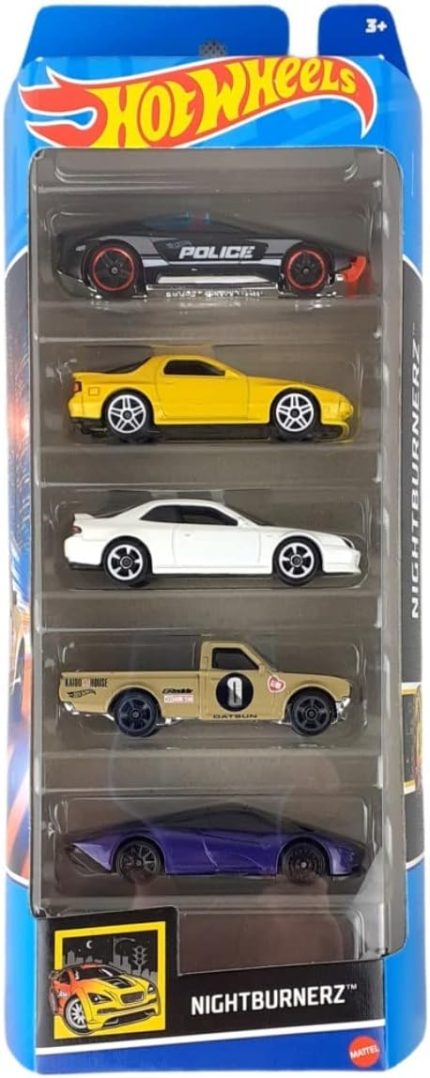 Wheels 5'li Araba Seti Nightburnerz HFV93