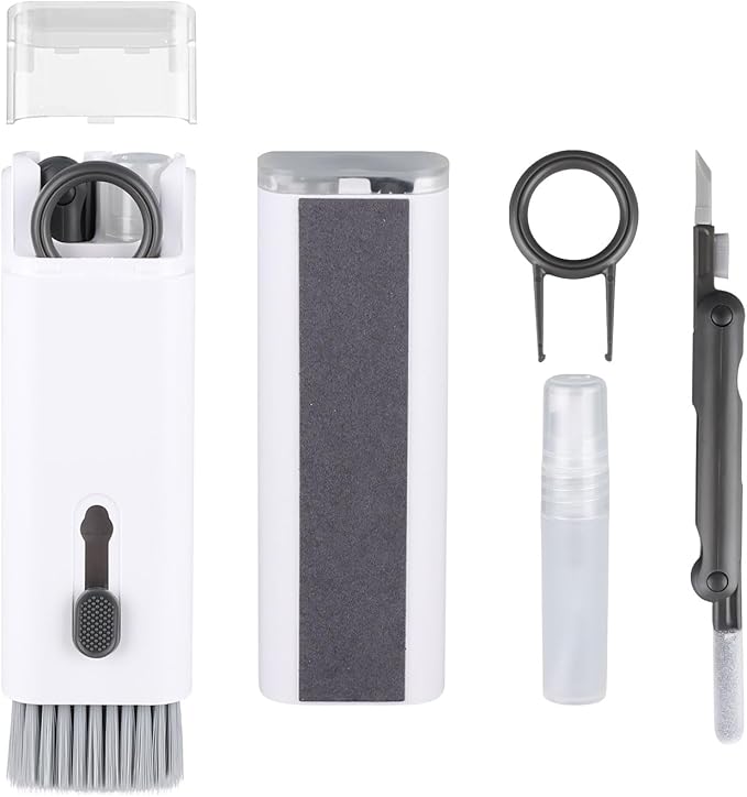 7nansi 1 arada Elektronik Temizleyici Seti, Klananye Temizleyici, Monitör, Cep Telefonu, Bluetooth, Kulaklık, Lego, Airpods, Dizüstü Bilgisayar Kamera Lensi Siyah için Dizüstü Bilgisayar Temizleyici, Ifthfour