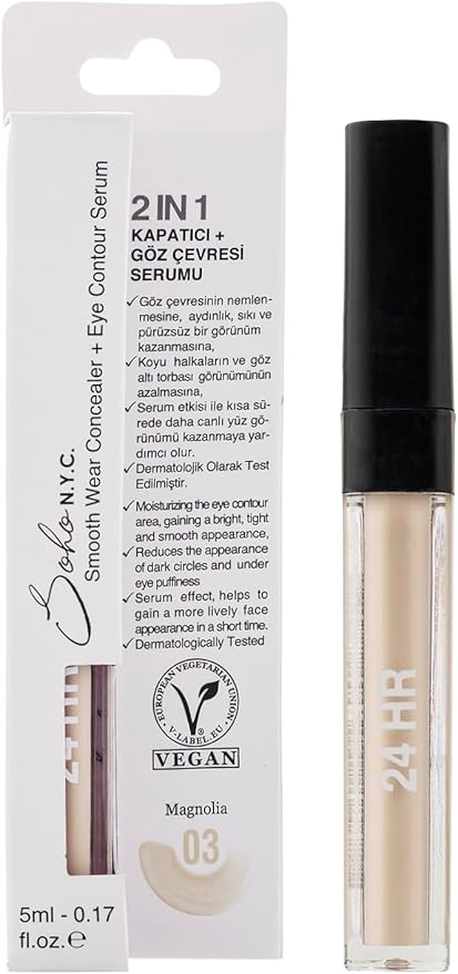 N.Y.C. Göz Altı Morluk Ve Torba İçin Serum ve Kapatıcı 5 ml- No:3 Magnolia