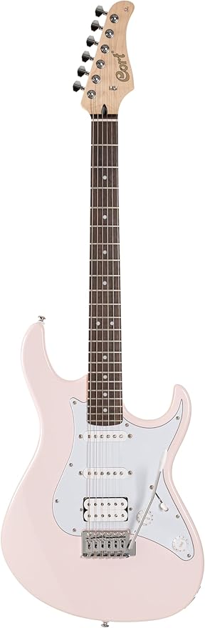 ELEKTRO GİTAR PASTEL PEMBE (H-S-S)