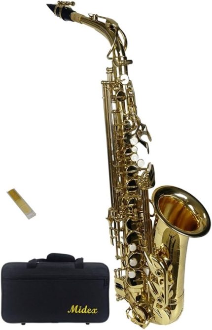 SF-8000 Gold Profesyonel Alto Saksafon Çanta ve Aksesuar Dahil (Mib)