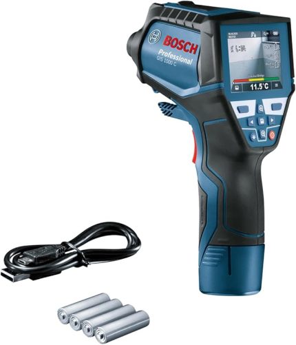 Professional GIS 1000 C Kızılötesi Sıcaklık Ölçer (Sıcaklık Aralığı: -40 °C ila 1000 °C, 4x AA pil, Karton Kutuda)