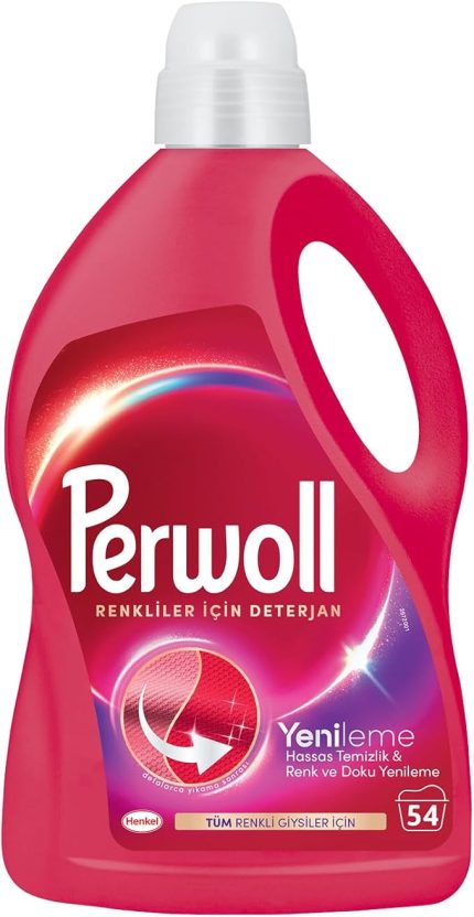 Geliştirilmiş Renkli Sıvı Çamaşır Detarjanı 2970 ml