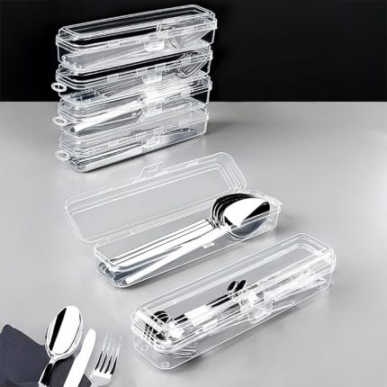 Çatal Bıçak Kaşık Takımı Saklama Kutusu Seti - Çeyizlik Organizer Düzenleyici Saklama Kabı