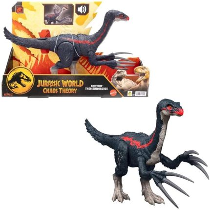 Jurassic World Therizinosaurus Figürü Jurassic World Therizinosaurus Figürü, saldırı hareketine sahip sesli oyuncak, Kaos Teorisi JCG16