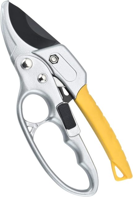 Secateurs Ergonomik Saplı Çelik Bıçak Budama Makası Bahçe Budama Makası Bonsai Kesiciler Bitkiler için Bahçe Alet Seti Gül Çiçekleri Meyve Ağaçları