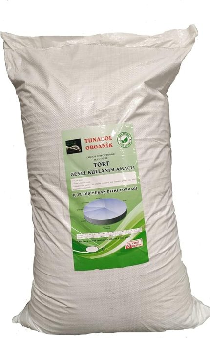 Organik 40 lt Torf Solucan Gübreli 6 lı Karışım Bitki Saksı Çiçek Toprağı