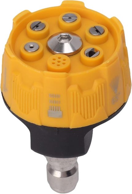 Basınçlı Yıkama Makinesi Nozul Ucu, Çıkarılabilir Filtre Ayarlanabilir Paslanmaz Çelik Çok Fonksiyonlu Dayanıklı 1/4 Hızlı Takma Bahçe Temizliği Için Basınçlı Yıkama Makinesi