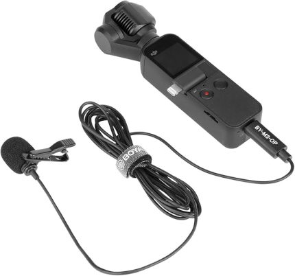 BY-M3-OP Dji Osmo Pocket Yaka Mikrofonu, standart