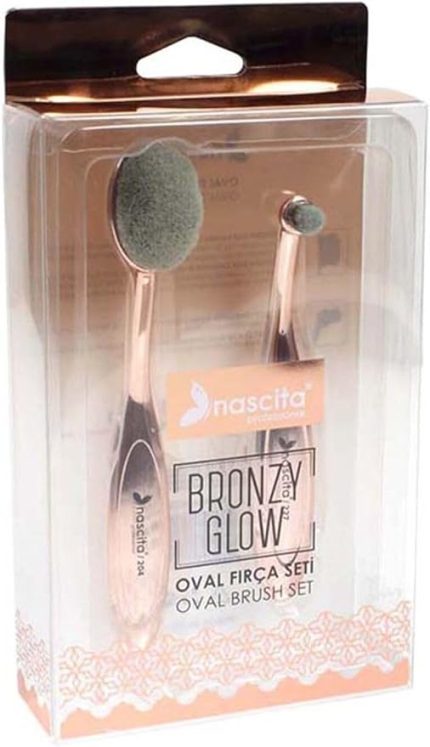 Bronzy Glow Oval Fırça Seti 2'Li