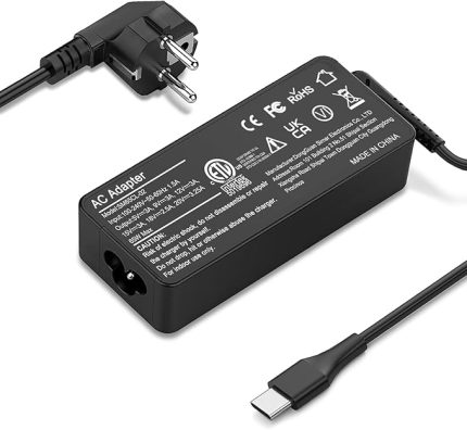 Thinkpad T14 T480 T480s T490 T490S, Lenovo Chromebook C330 S330, Lenovo Yoga, Dell Chromebook 3100, Latitude 5420, Acer Chromebook C Tipi dizüstü bilgisayarlar için USB C 65W şarj cihazı