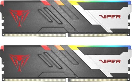 Viper Venom RGB DDR5 32GB (2 x 16GB) 6400MHz UDIMM Masaüstü Oyun Bellek KIT - PVVR532G640C32K