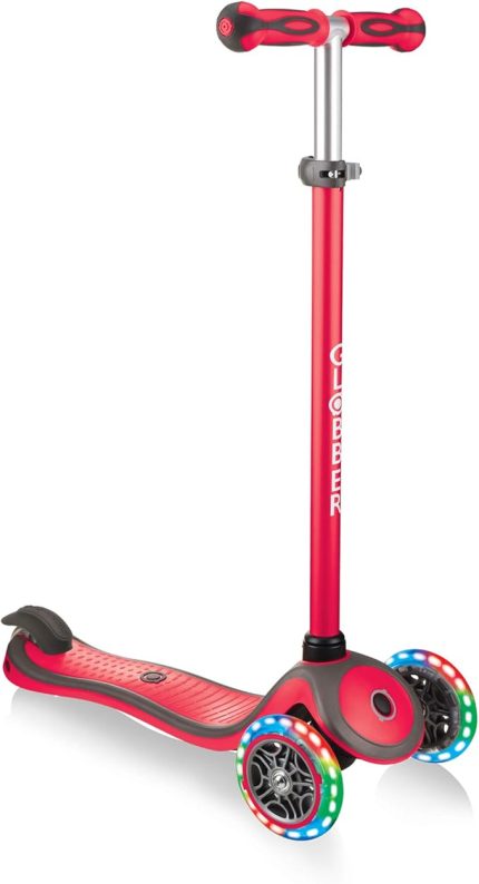 Primo Plus Işıklı Scooter - Kırmızı