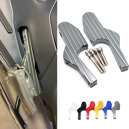 Uzatma Yolcu Pedalı Ayak Dayama Uzatılmış Ayak Pedalı For için GTS 300 GT GTS GTV 60 125 200 250 300 300ie için (Gri)