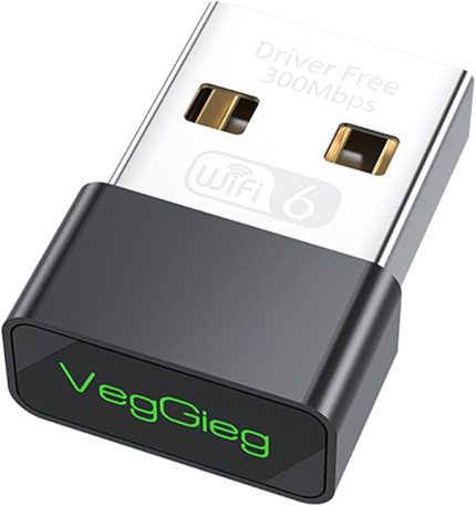 Wifi 6 Çift Bant Kablosuz Alıcı Verici Nano USB Adaptör