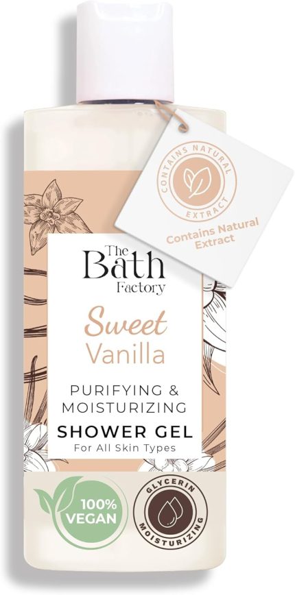 Bath Factory, Tatlı Vanilia duş jeli, 400 ml