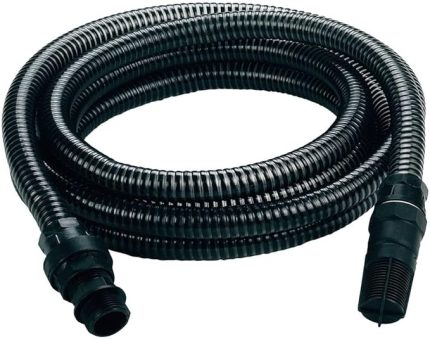 Su Çekme Hortumu 4 m (Pompa aksesuarı, Einhell pompalar, ev su sistemleri ve otomatikleri için, 4 m uzunluk, Ø 25 mm, adaptör, çift bağlantı, geri dönüş vanası dahil) - 4173635