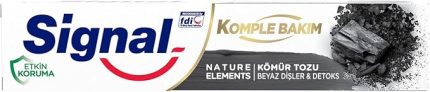 Komple Bakım Nature Elements Beyazlatıcı Diş Macunu Kömür Tozu ve Detox 75 ML