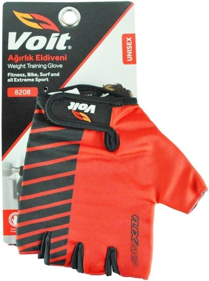 8208 Ağırlık Eldiveni Medium Kırmızı-Siyah